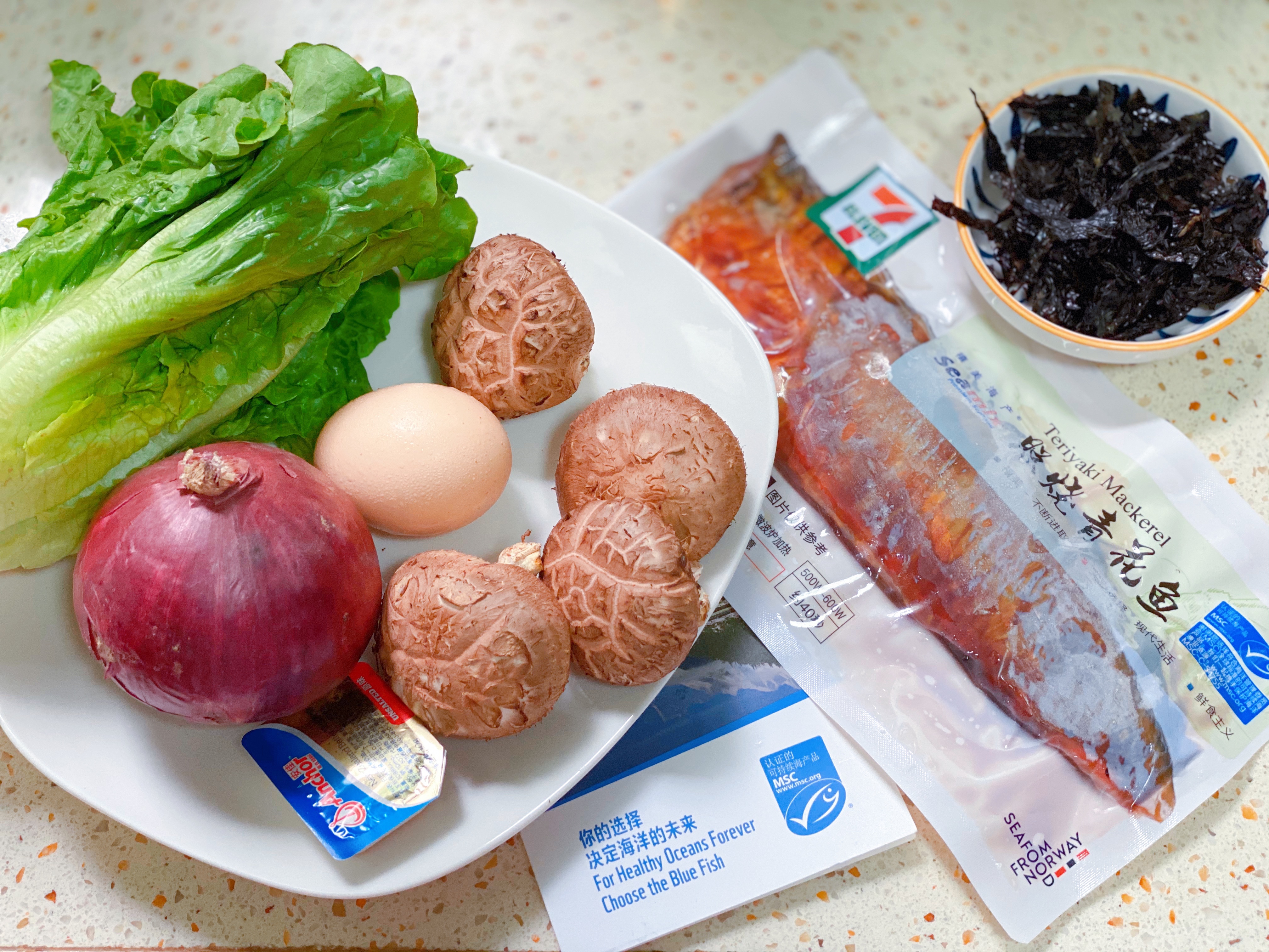 日式定食简餐-照烧青花鱼盖浇饭的做法 步骤1