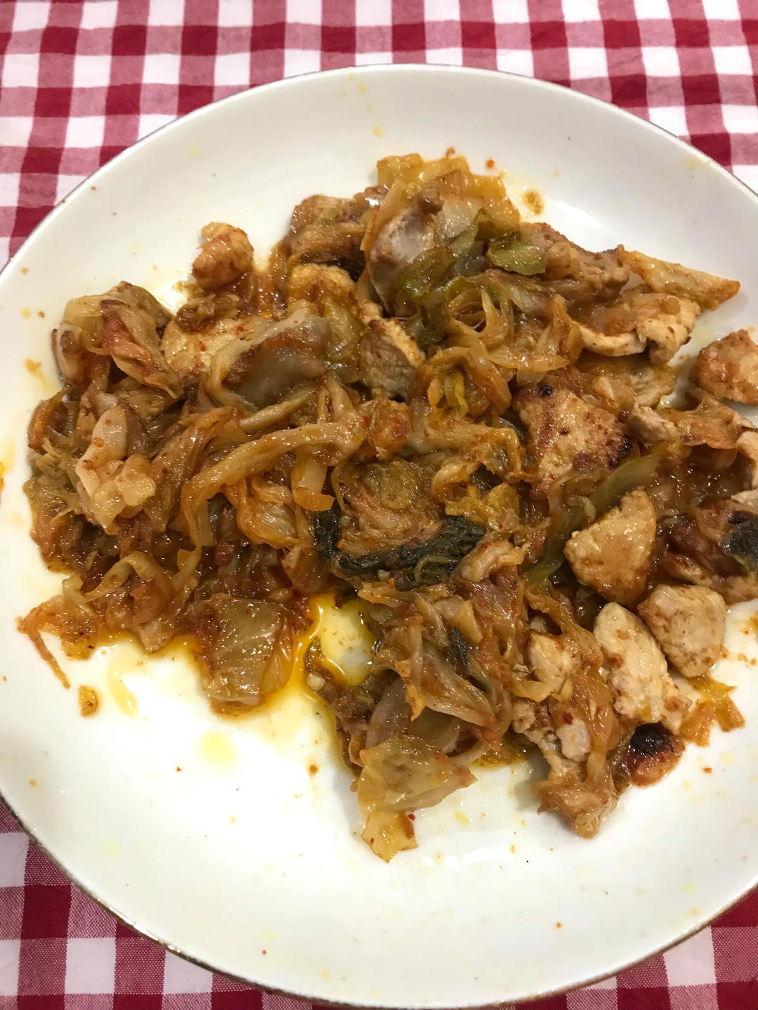 爆下饭～泡菜炒肉片