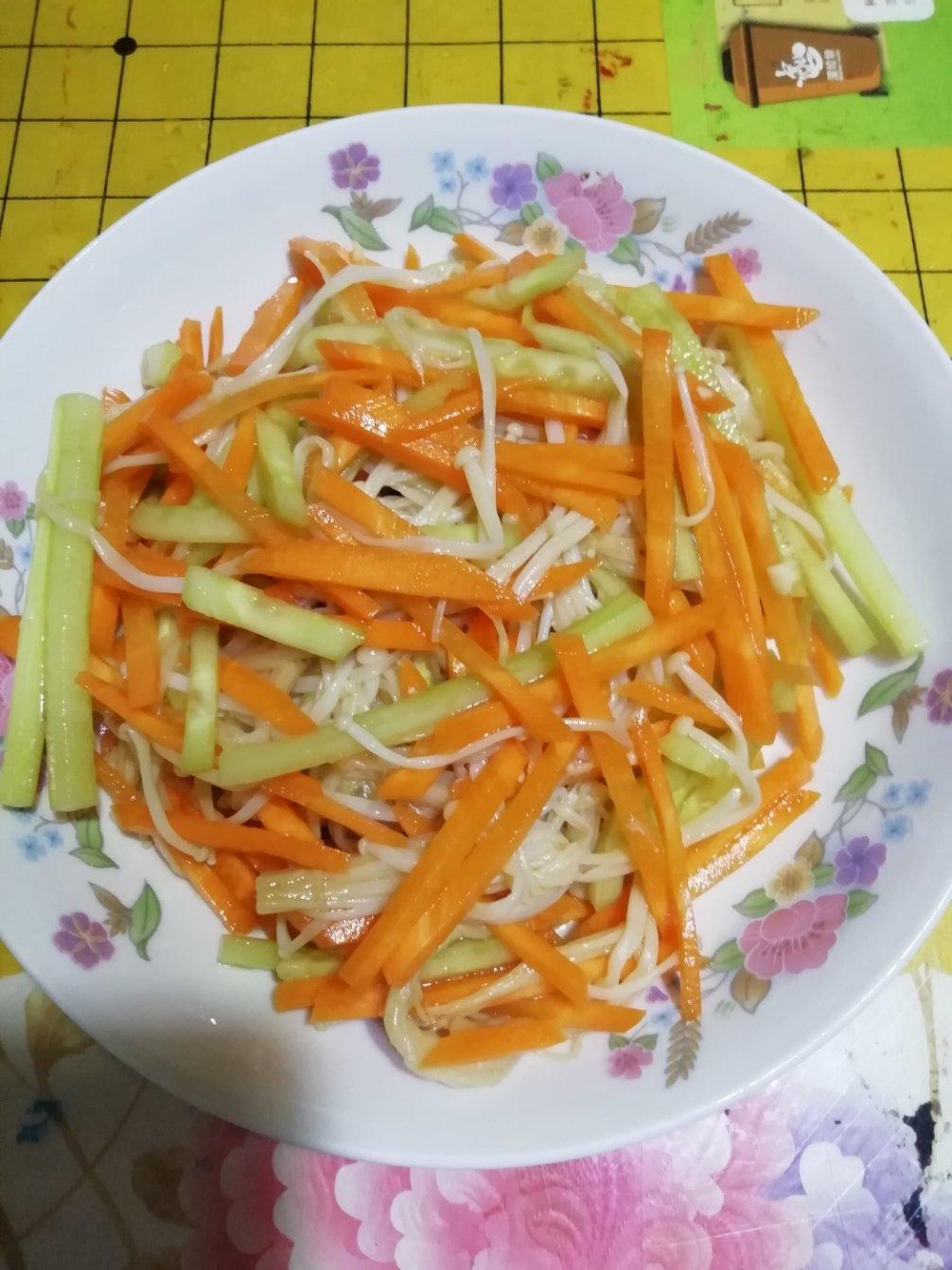 凉拌金针菇