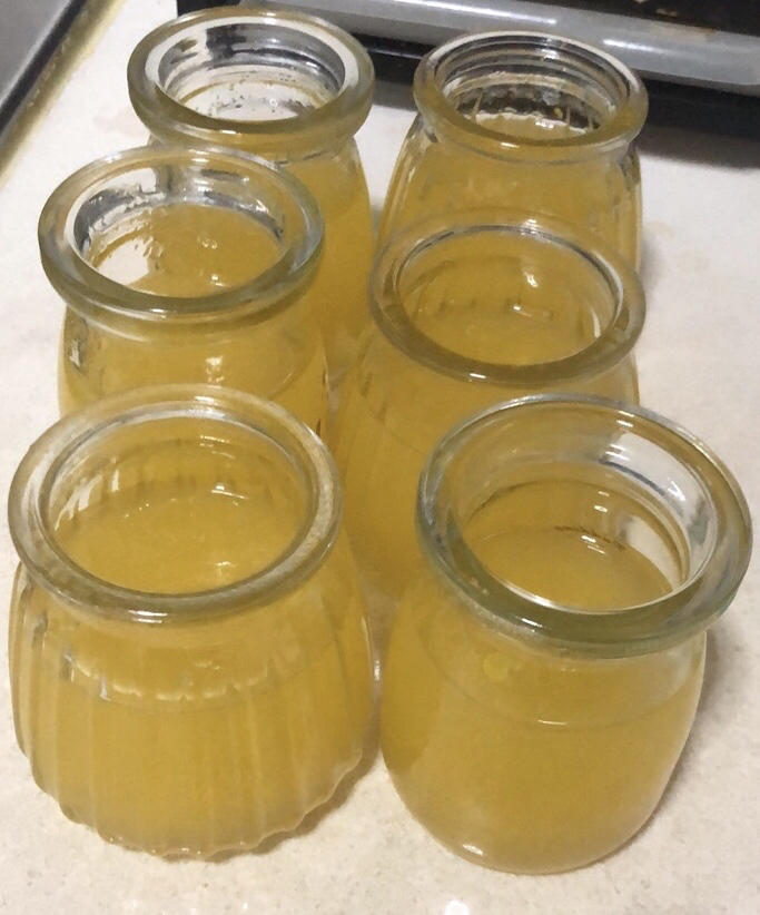 网红水果奶冻茶