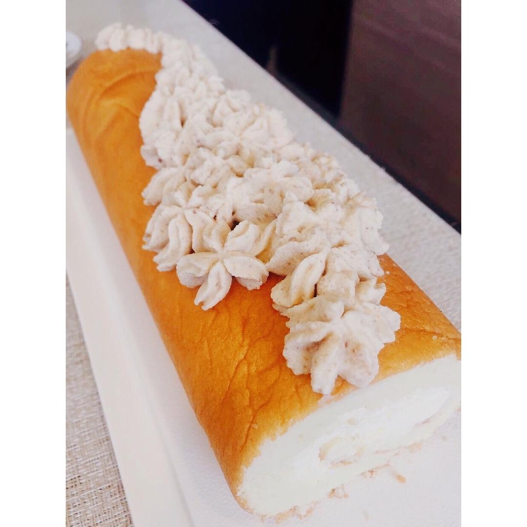 瑞士卷|鲜奶蛋糕卷(带皮版)