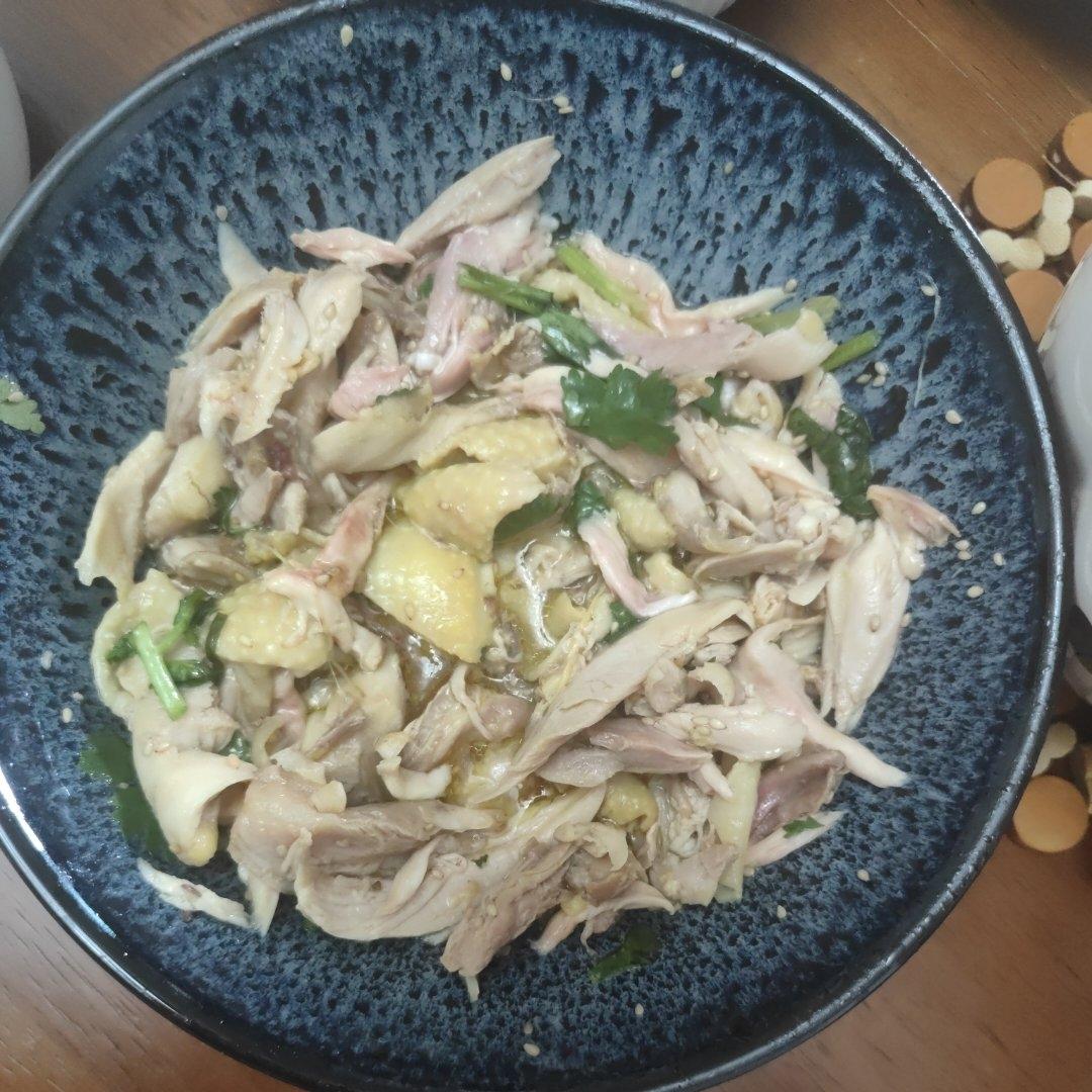 盐焗手撕鸡（易做好吃）