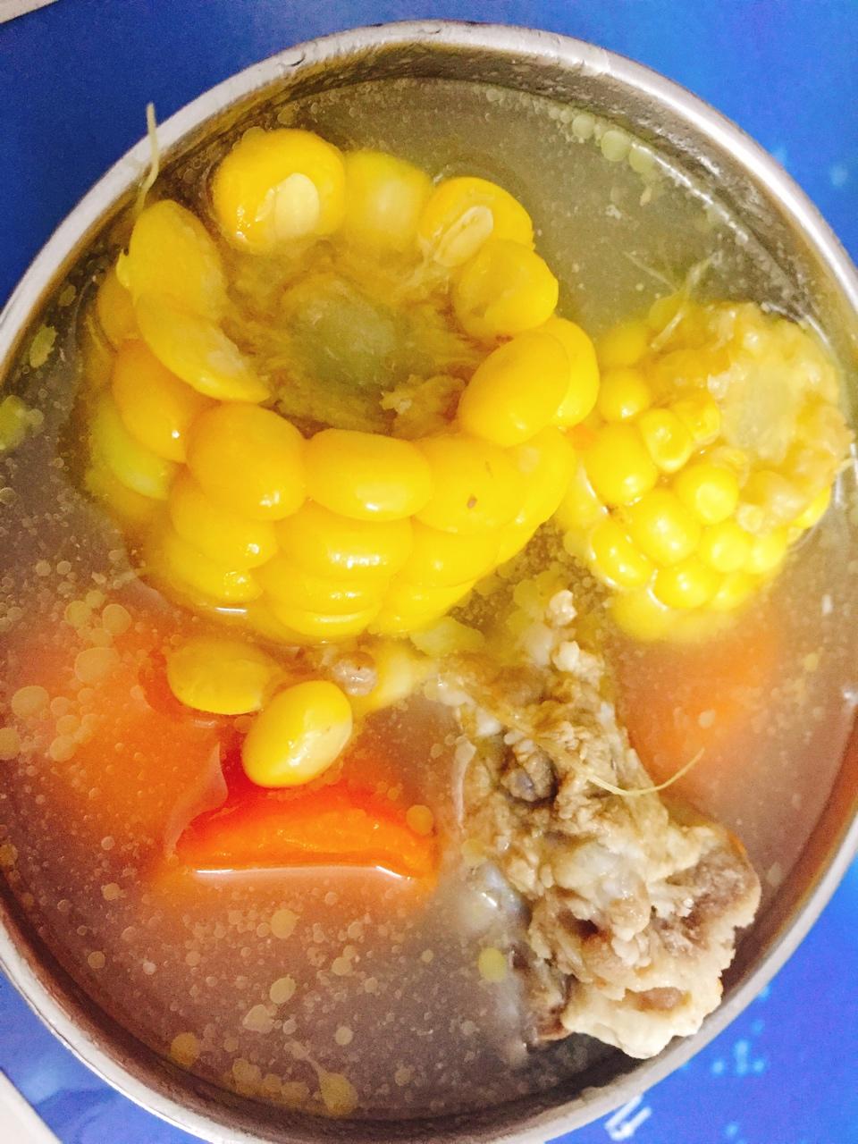 魅诱葶铄222做的玉米排骨汤