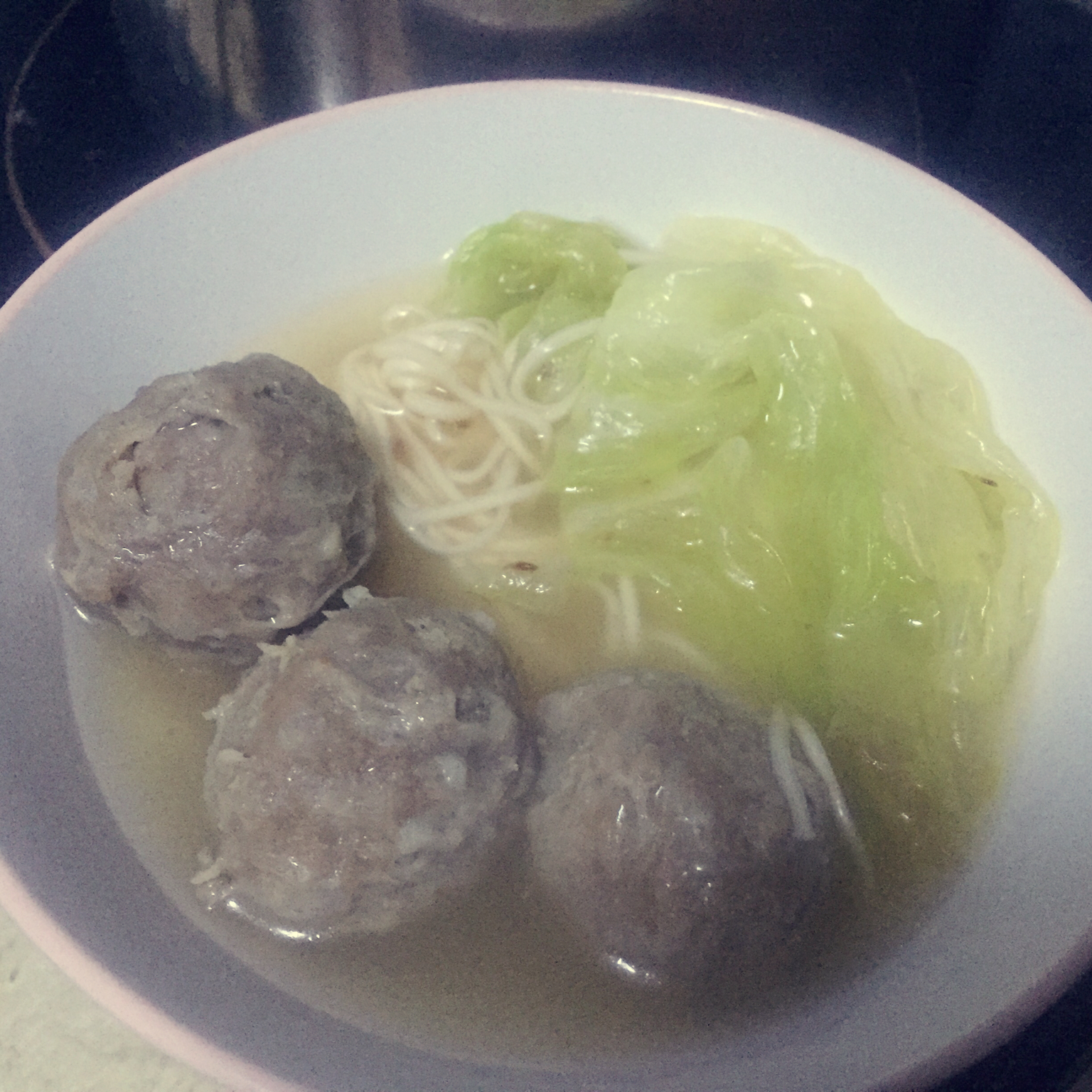 一碗朴素的牛肉丸面