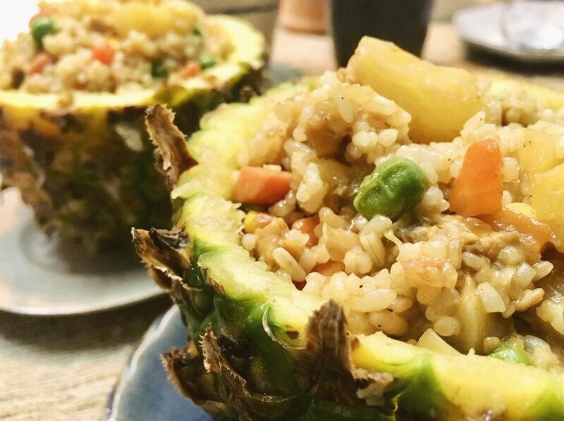 泰式海鲜菠萝饭