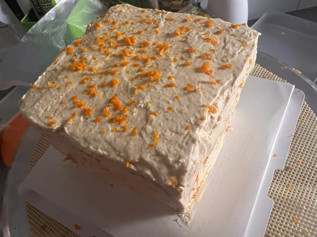 软嫩Q弹，橙香十足——香橙戚风