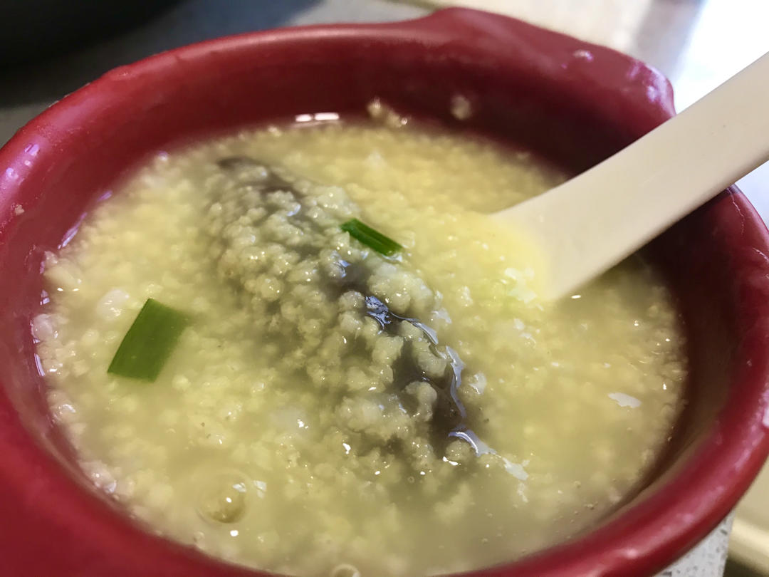 海参小米粥