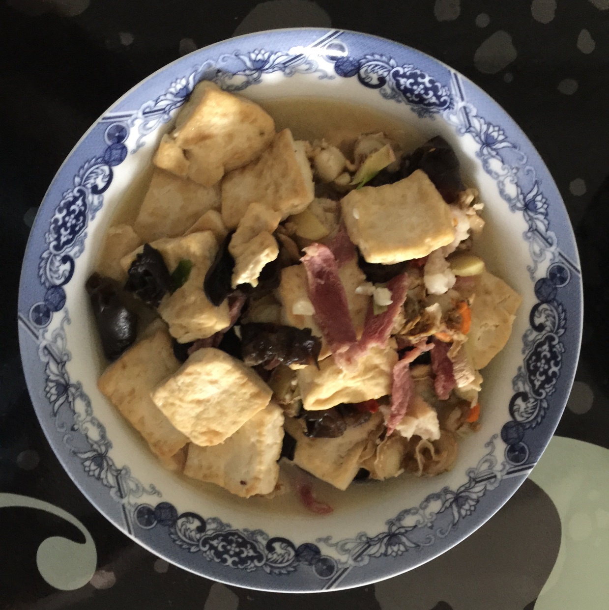 咸肉炖豆腐