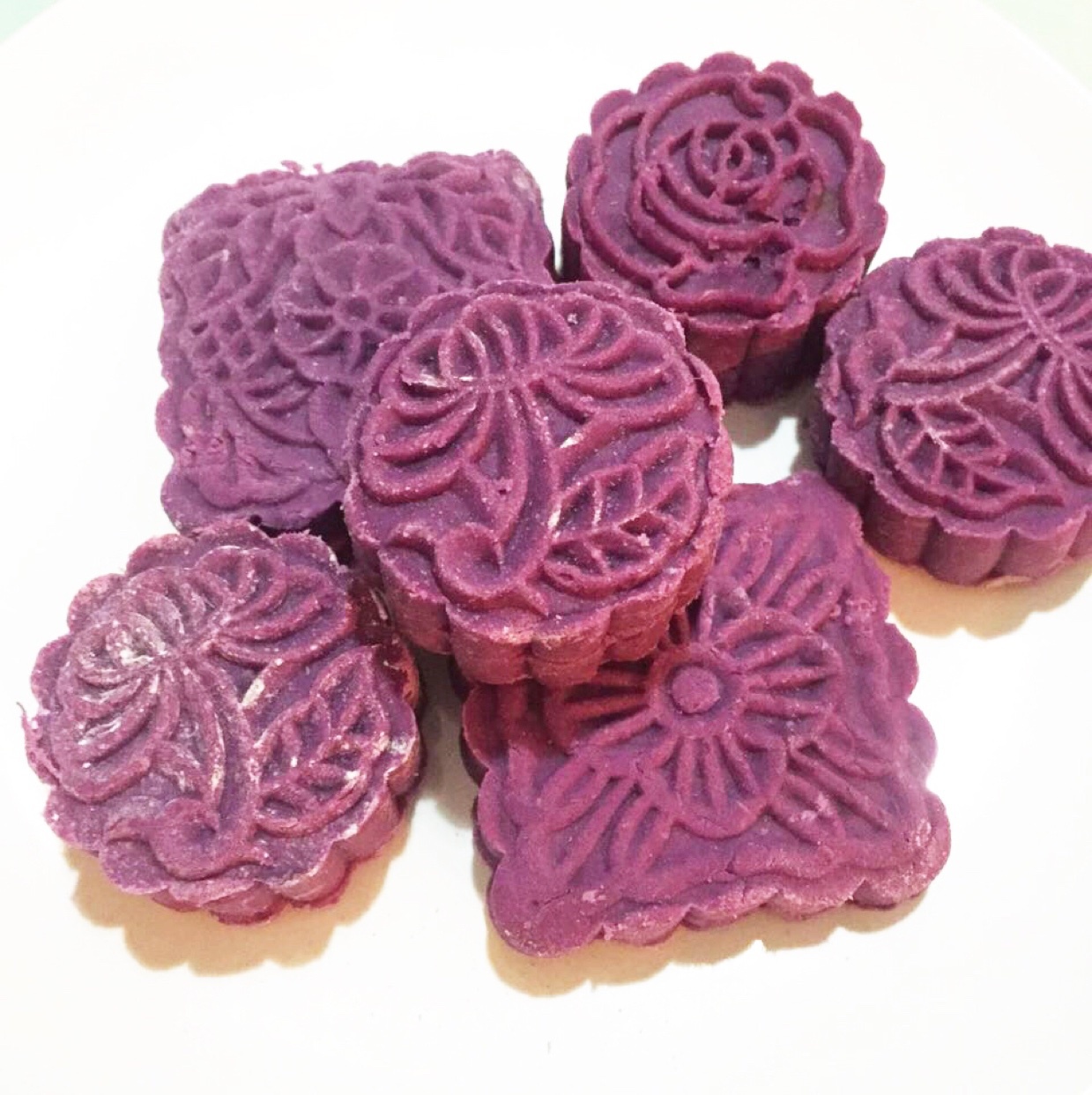 紫薯红豆糕～低卡美味小甜点