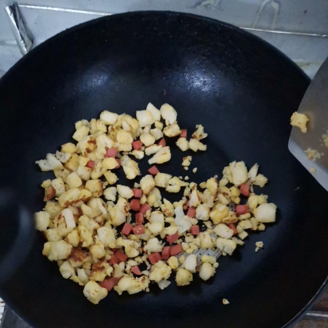 蛋炒馍花