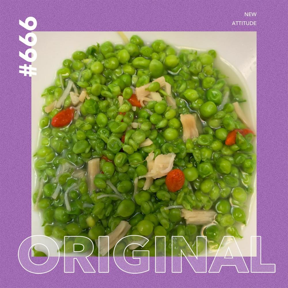 干贝甜豆（一个字，鲜）