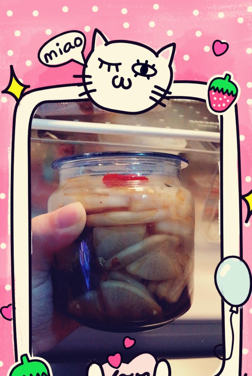 话梅腌萝卜