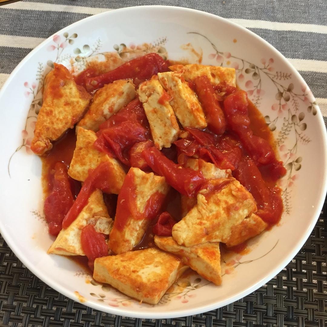 西红柿烧豆腐