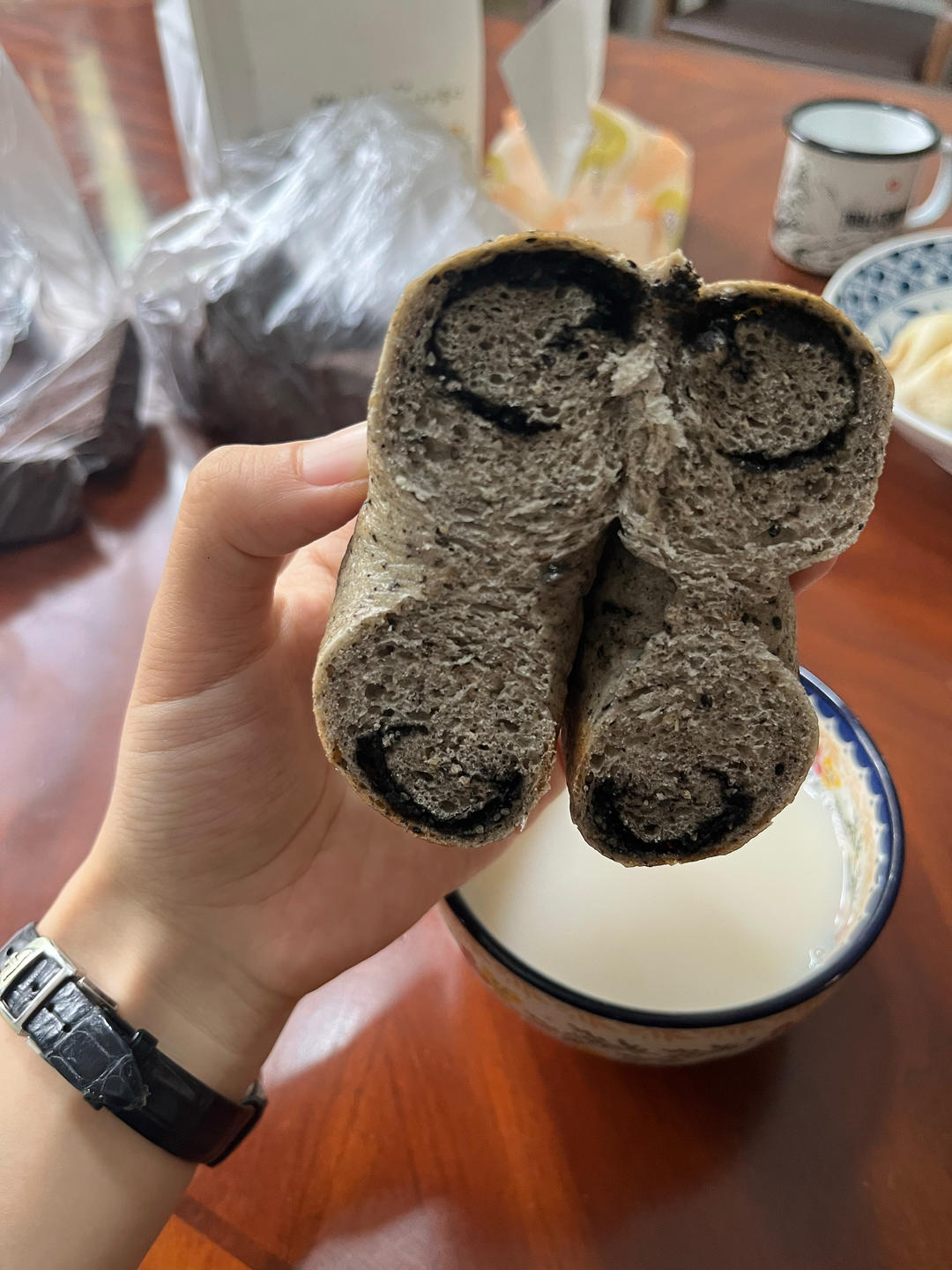 黑芝麻全麦贝果