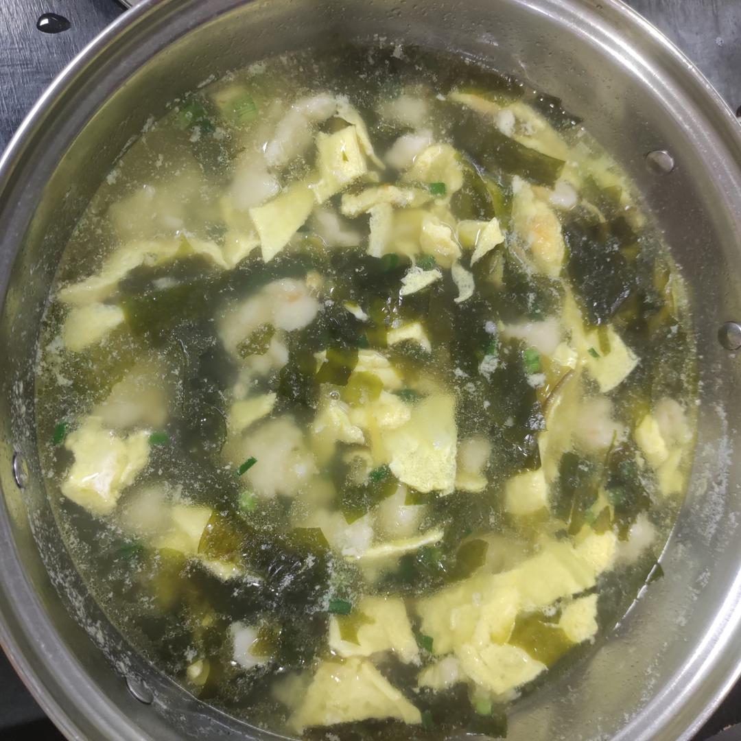 低卡鲜美的紫菜虾滑汤！好喝不胖减脂餐