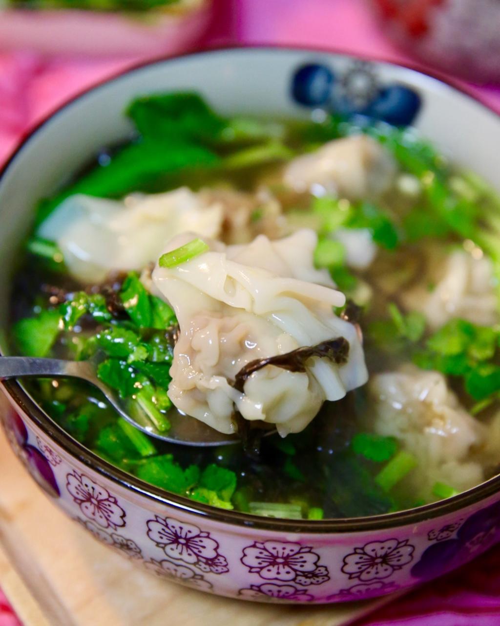 温暖向阳sunny做的干贝小馄饨