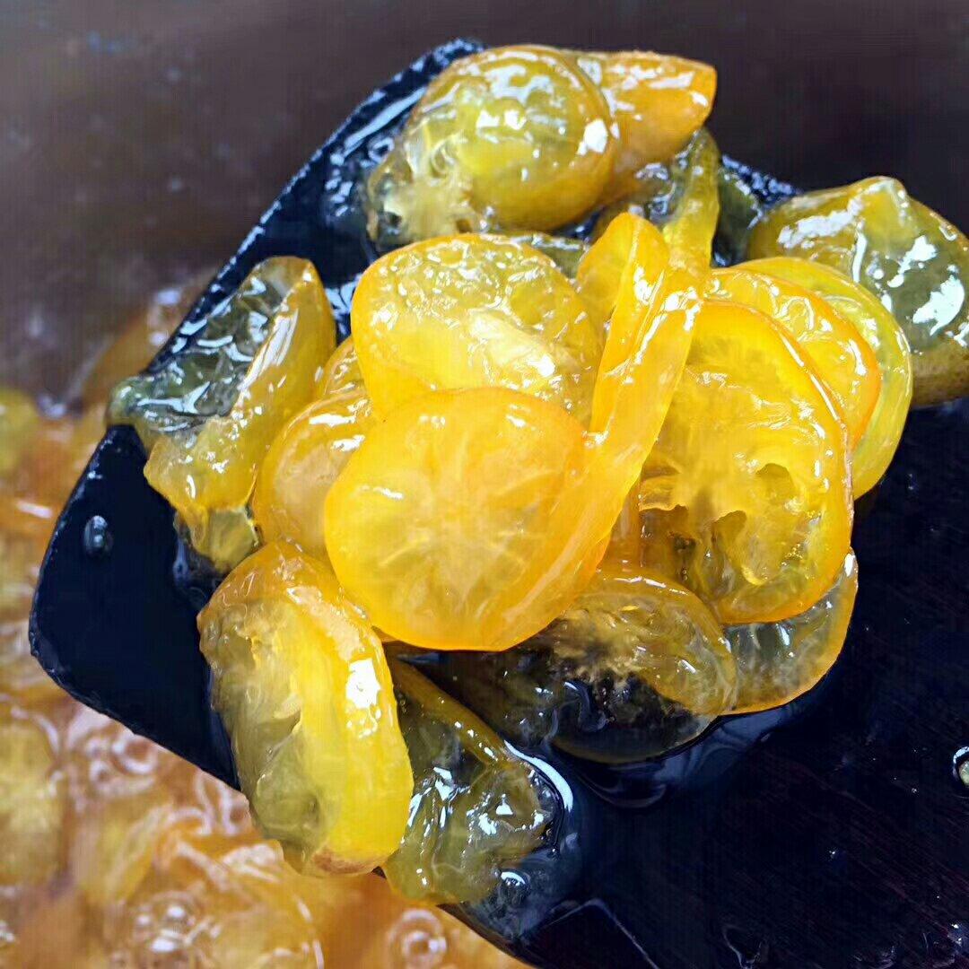 金桔酱润肺止咳化痰疗效好。金桔酱。
