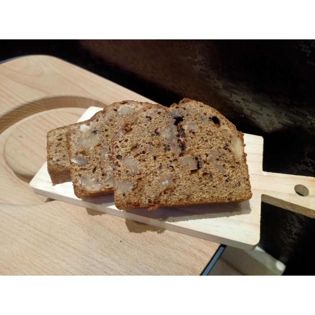 居家小西点-(6)咖啡核桃磅蛋糕