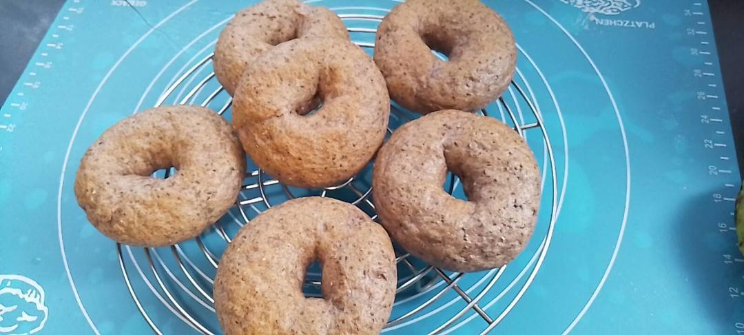 黑麦奇亚籽贝果