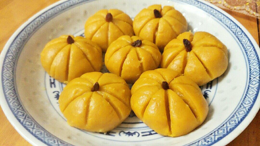 Q弹迷你小南瓜～紫薯馅