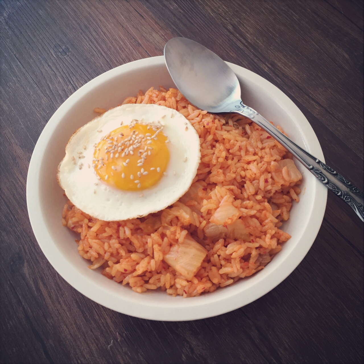 韩式辣白菜炒饭