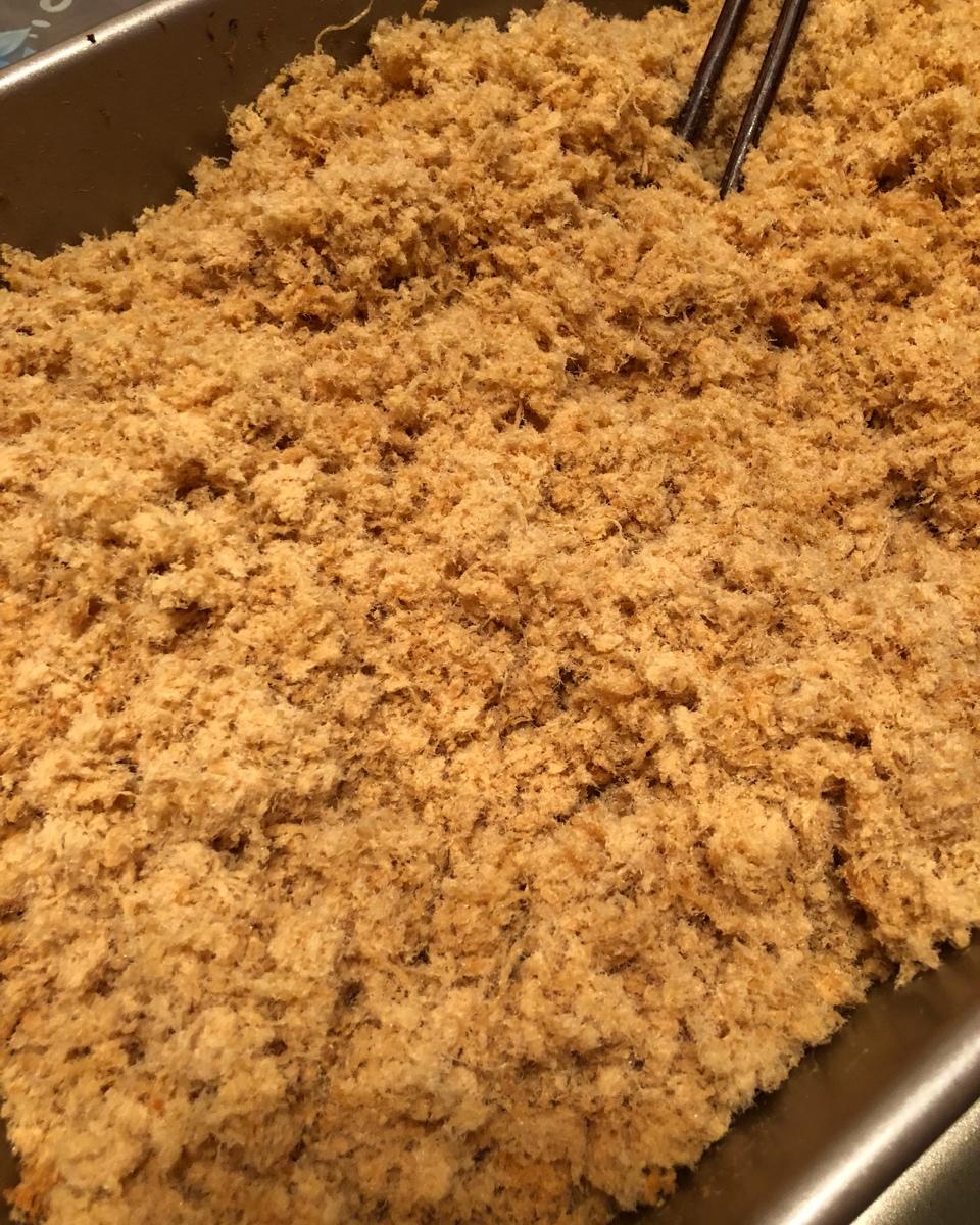 妖妖蝶做的0失败面包机版肉松