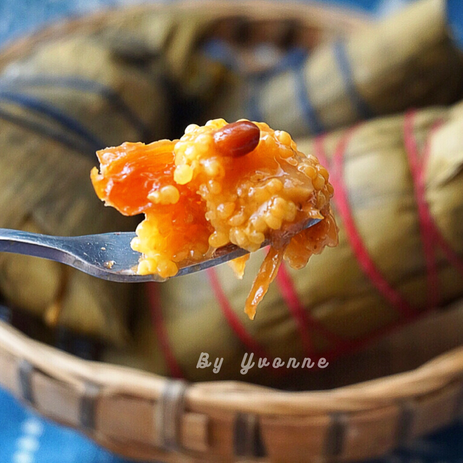 糯黄小米蜜枣粽-加各种豆