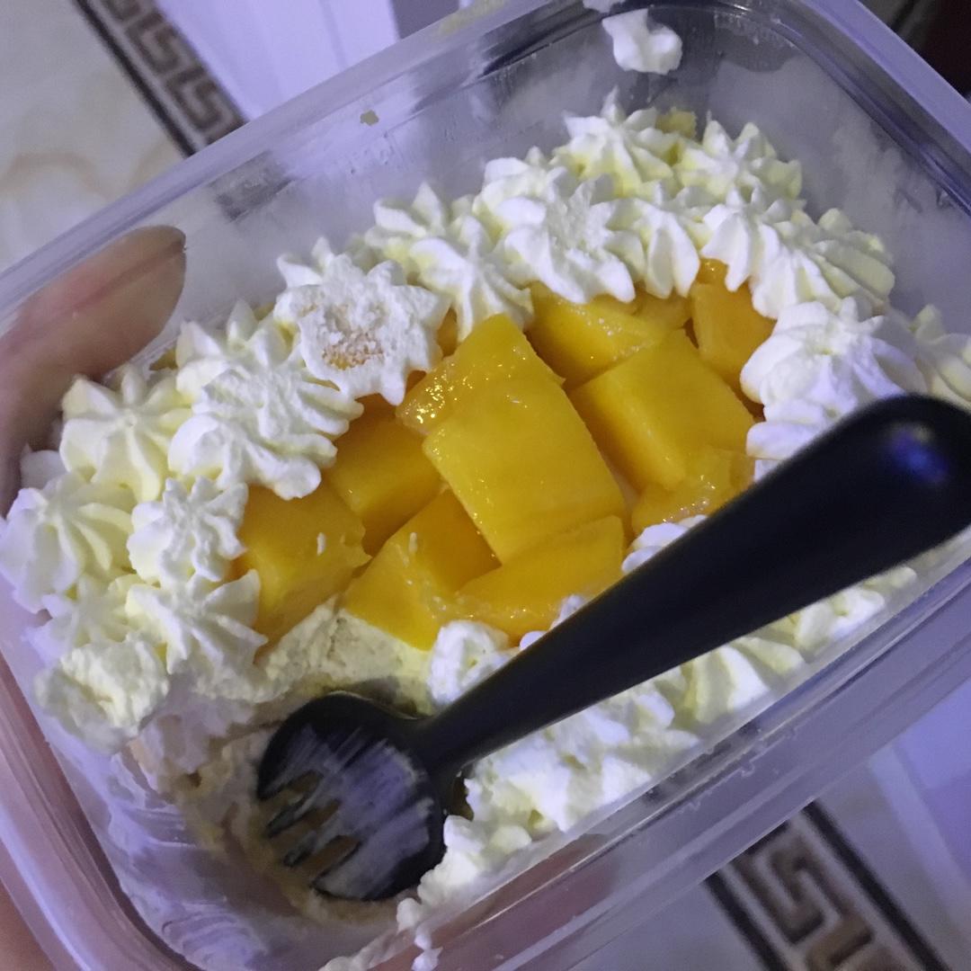 简单快手的便当饭盒水果盒子蛋糕