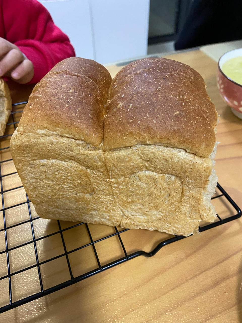 健康全麦吐司（超详细手揉水合法）