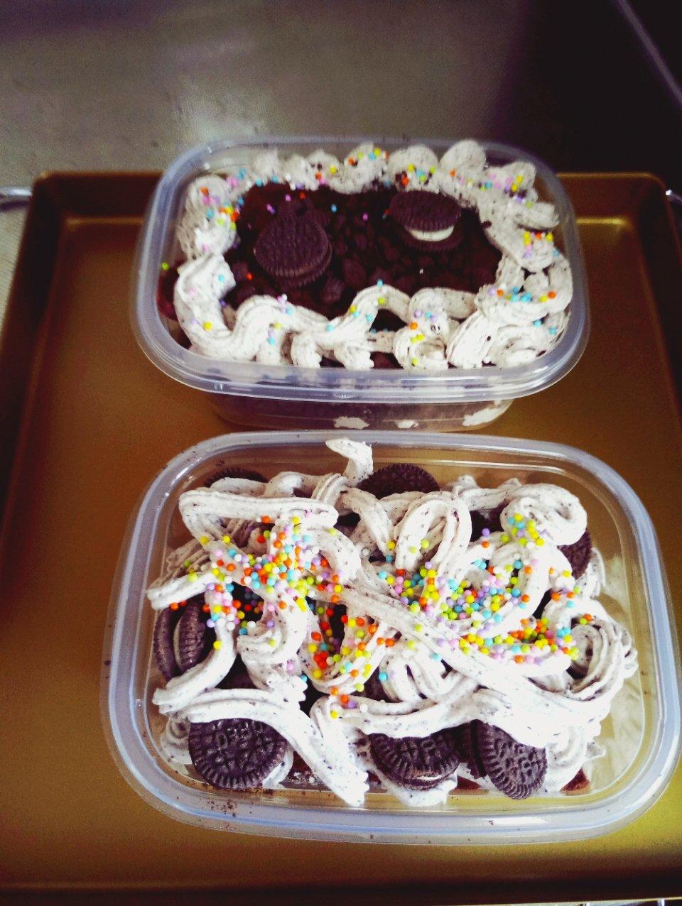 好吃到流泪的奥利奥咸奶油盒子蛋糕