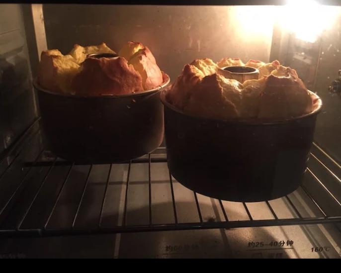 烫面牛奶戚风（6寸中空模2个量）