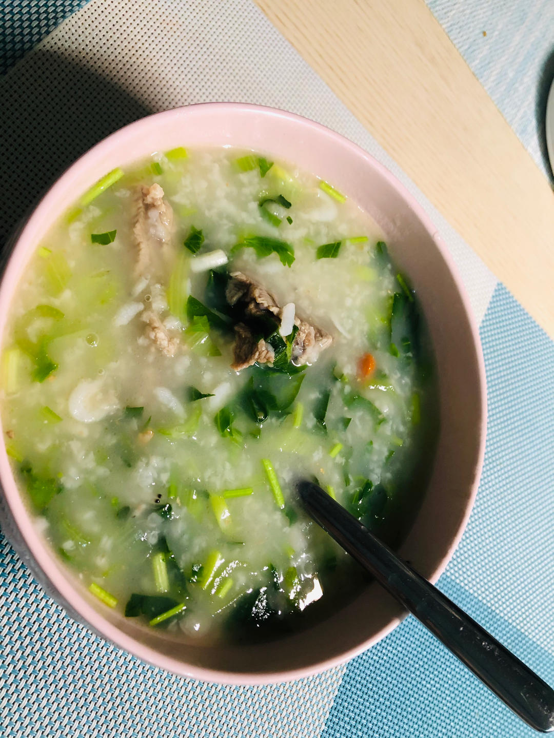 春菜咸骨粥