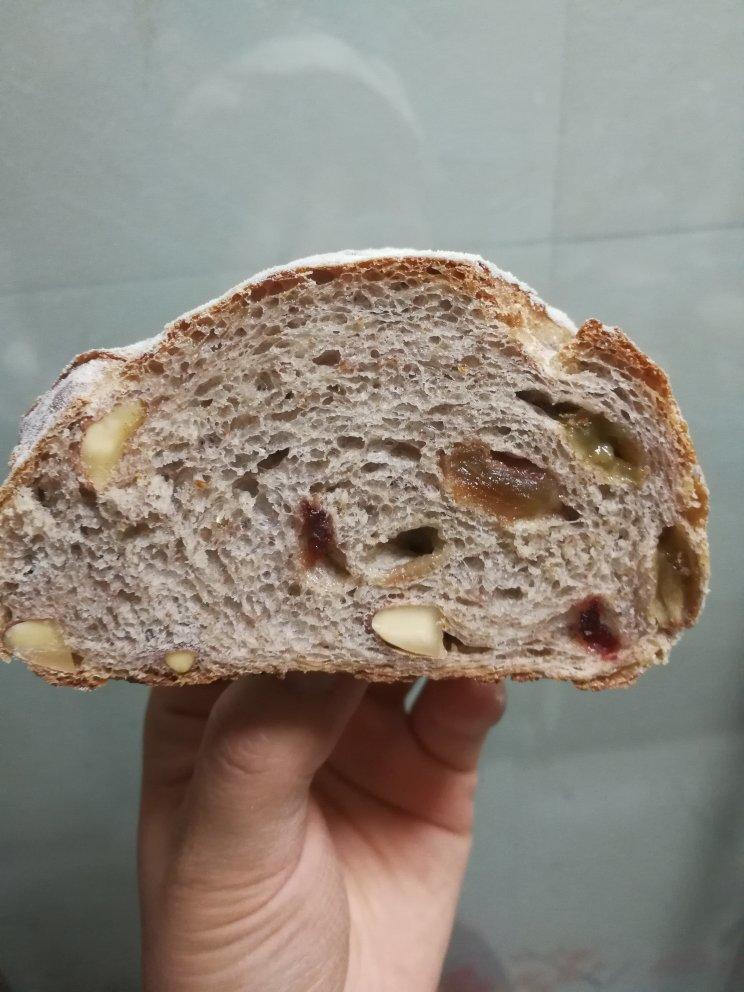 全麦核桃包～软欧包