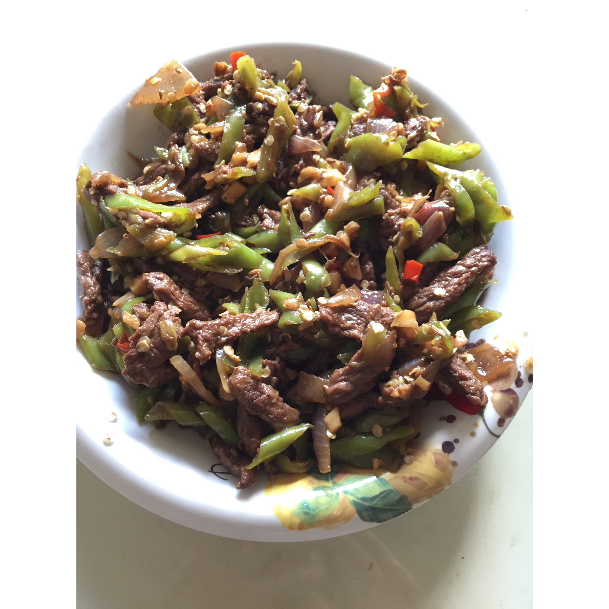 青椒牛肉