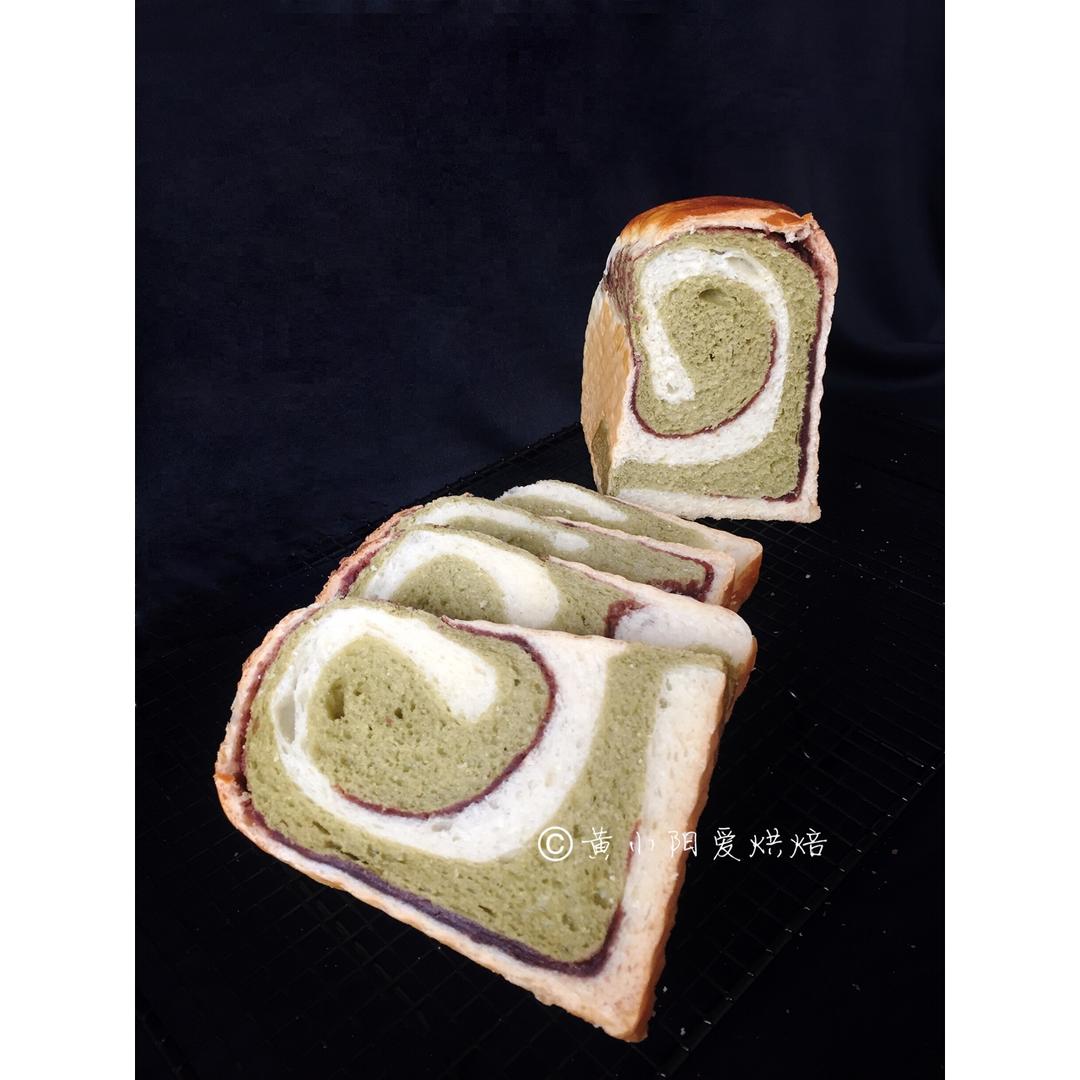 最正宗的日式抹茶红豆吐司