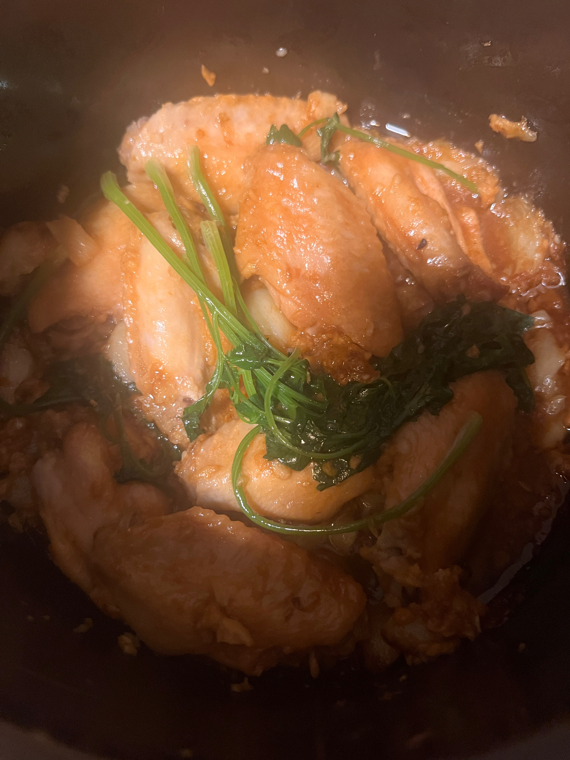 沙锅焗豆酱鸡翅的做法