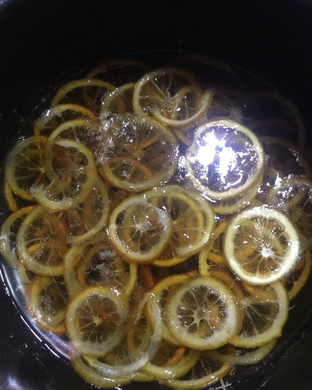 电饭煲包冰糖柠檬膏