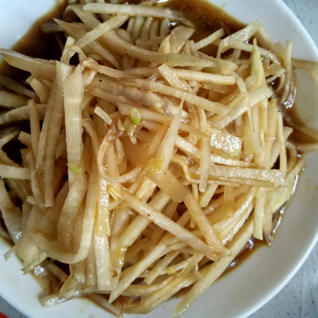 alan娘亲下厨房做的凉拌苤蓝