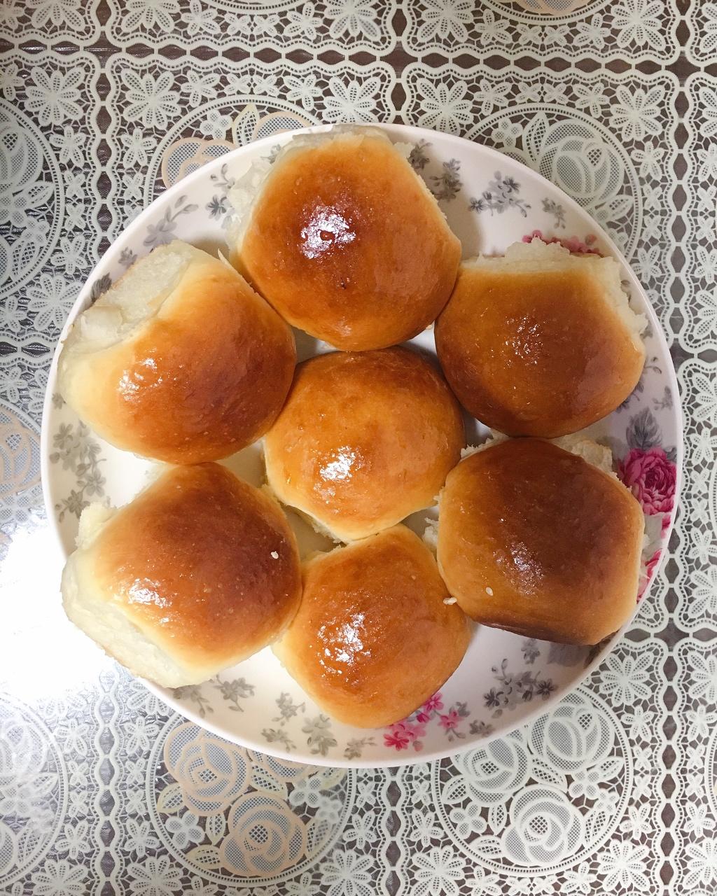 新手一发：奶香小面包