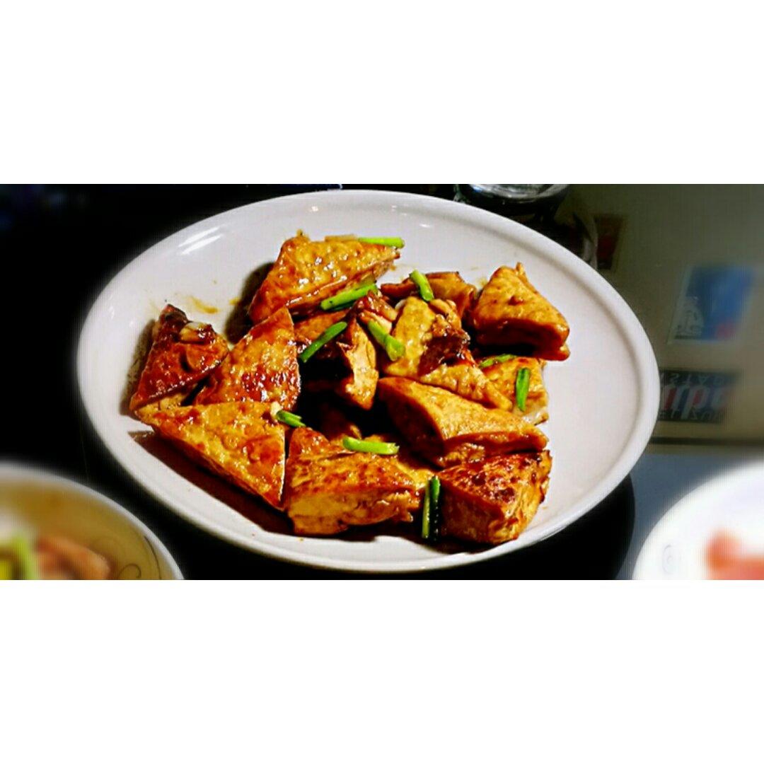蚝油煎豆腐