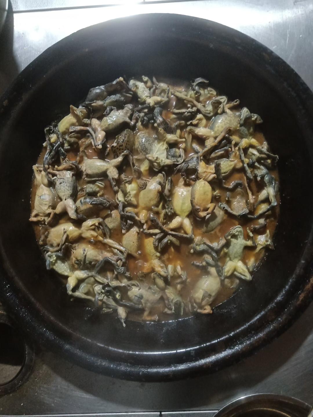 林蛙炖土豆条