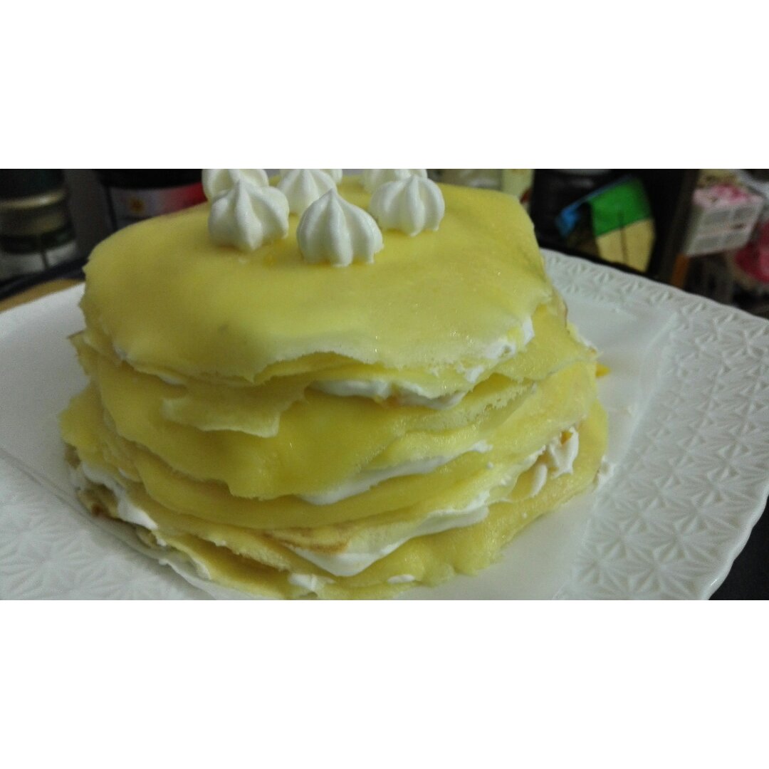 千层蛋糕（面糊不结块搅拌法+抹茶粉无颗粒）