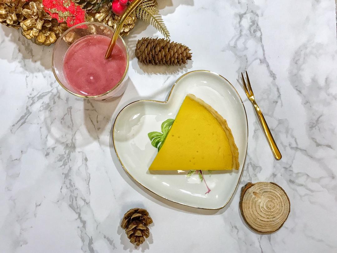 秋季时令小甜品——奶香南瓜派