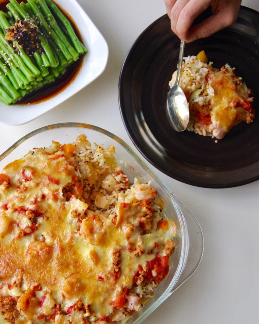 番茄鸡肉浓情焗饭【两人份】