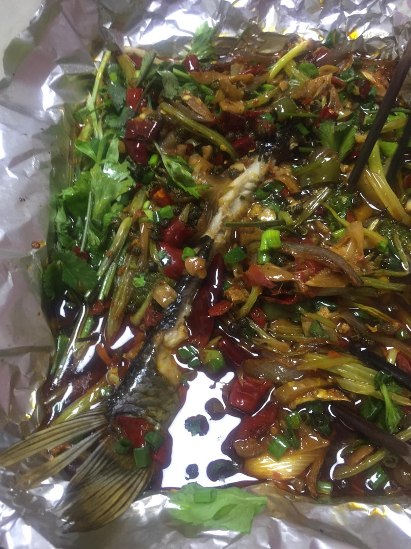 重庆烤鱼(烤箱版)爆好吃，爆简单