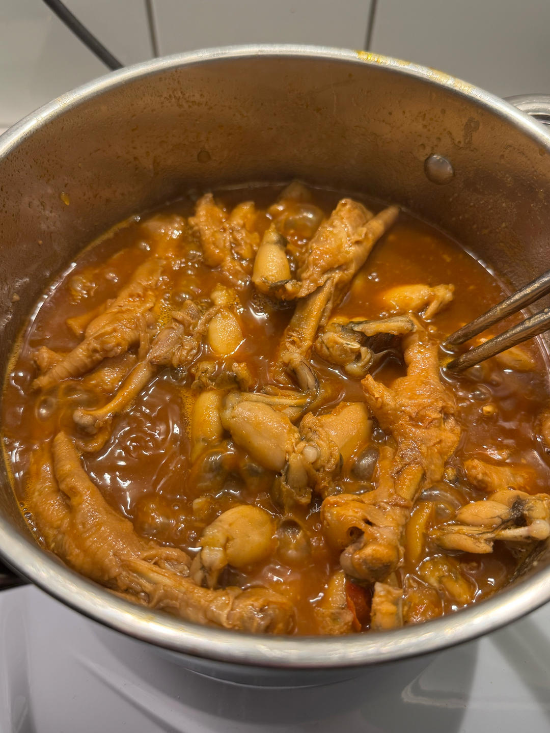 胖哥俩牛蛙鸡爪煲（自用）