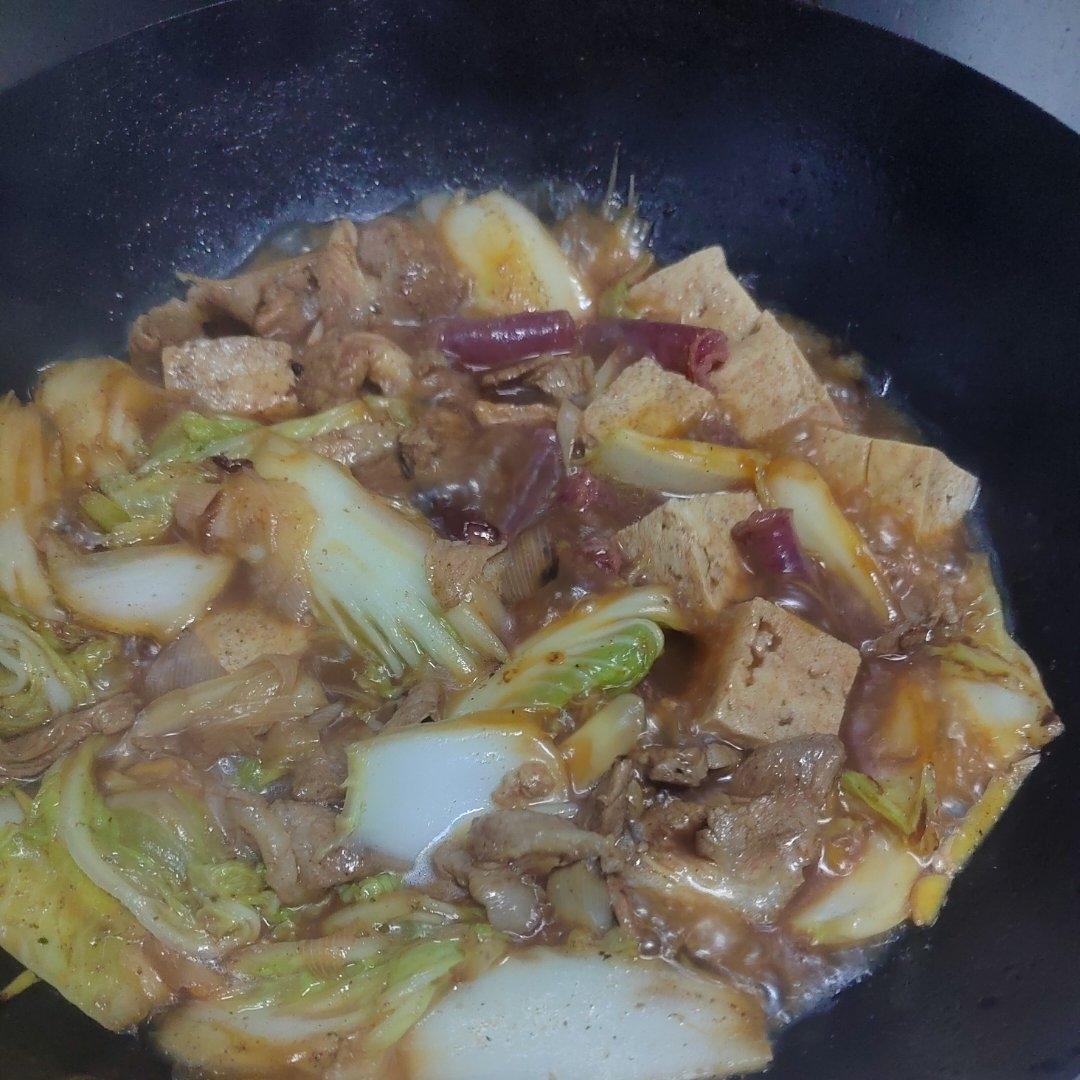 冬季最爱的家常菜！大白菜炖大豆腐或干豆腐