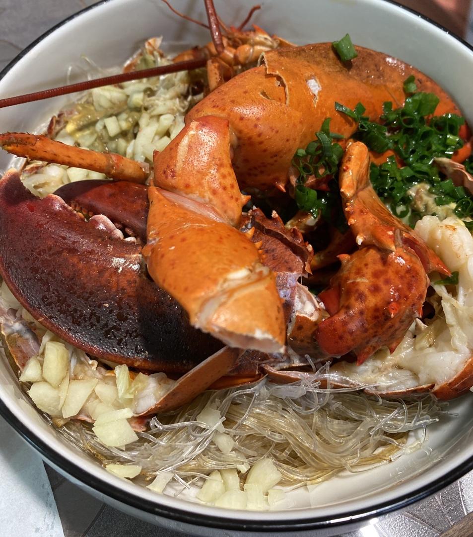 蒜蓉粉丝蒸波龙