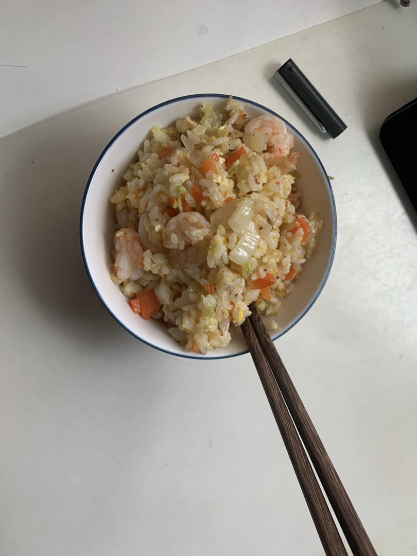 黄金虾仁炒饭