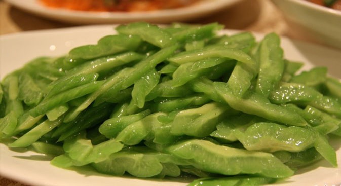 一夫食堂的拌苦瓜